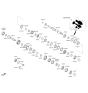 Diagram for 2016 Kia Rio Input Shaft Bearing - 4325326000