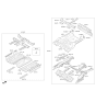 Diagram for 2014 Kia Soul Floor Pan - 65511B2000