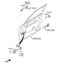 Diagram for 2016 Kia Soul Door Handle - 82651B2010