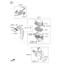 Diagram for 2019 Kia Soul Air Duct - 28140B2900