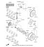 Diagram for 2018 Kia Rio Harmonic Balancer - 231242B020