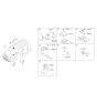 Diagram for Kia Soul Air Bag Control Module - 95910B2600