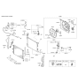 Diagram for 2015 Kia Soul A/C Condenser Fan - 25380B2000