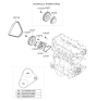 Diagram for 2007 Kia Rio V-Belt - 2521226021