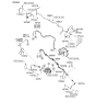 Diagram for 2010 Kia Rio Brake Line - 587371G000