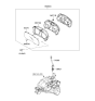 Diagram for 2010 Kia Rio Instrument Cluster - 940011G233