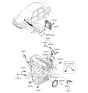 Diagram for 2010 Kia Rio Engine Control Module - 3914026AH5