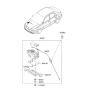 Diagram for 2010 Kia Rio Cruise Control Module - 964001E000