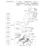 Diagram for 2009 Kia Rio Seat Cushion - 882001G300281