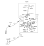 Diagram for 2007 Kia Rio Shift Cable - 467601G100