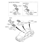 Diagram for 2007 Kia Rio Dome Light - 928501G000LX