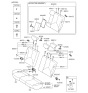 Diagram for Kia Rio Armrest - 899001G100300