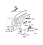 Diagram for 2005 Kia Rio Door Lock Actuator - 814211G001