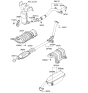 Diagram for 2007 Kia Rio Muffler - 287301G400