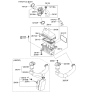 Diagram for Kia Rio Air Intake Coupling - 282121G000