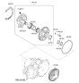 Diagram for Kia Rio Torque Converter - 4510022035