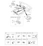 Diagram for 2010 Kia Rio Dimmer Switch - 949501G001RU