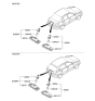 Diagram for Kia Rio Light Socket - 9255025000