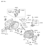 Diagram for 2009 Kia Soul Bellhousing - 4311132000