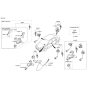 Diagram for Kia Rio Trunk Lock Cylinder - 812501GE00