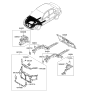 Diagram for 2005 Kia Rio Radiator Support - 641511G000