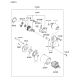 Diagram for 2006 Kia Rio Armature - 3615026810