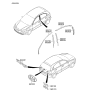 Diagram for 2006 Kia Rio Door Moldings - 863631G000