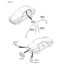 Diagram for 2009 Kia Rio Emblem - 863221G000