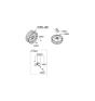 Diagram for Kia Rio TPMS Sensor - 529331G000