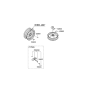 Diagram for 2009 Kia Rio TPMS Sensor - 529331G000