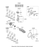 Diagram for Kia Rio Rod Bearing - 2306026415