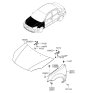 Diagram for 2007 Kia Rio Fender - 663211G300