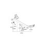 Diagram for 2007 Kia Rio Axle Beam - 551001G100