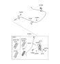 Diagram for 2007 Kia Rio Accelerator Cable - 327901G000