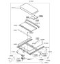 Diagram for Kia Rio Sunroof - 816001G010LX