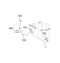 Diagram for 2008 Kia Rio Sway Bar Link - 548301E000