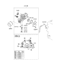 Diagram for Kia Rio Oil Pump Gasket - 2141126011