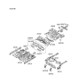 Diagram for 2010 Kia Rio Floor Pan - 655131G300