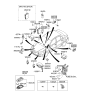 Diagram for Kia Rio Air Bag Control Module - 959101G800