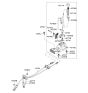 Diagram for 2008 Kia Rio Shift Cable - 437941G100