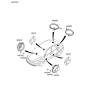 Diagram for Kia Rio Car Speakers - 963601G050