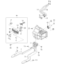 Diagram for 2004 Kia Spectra Blower Control Switches - 1K2N161190C