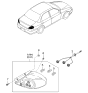 Diagram for 2001 Kia Spectra Tail Light - 0K2NA51160A