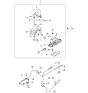 Diagram for 2001 Kia Spectra Shift Cable - 0K2N446500