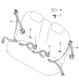 Diagram for 2002 Kia Spectra Seat Belt - 0K2DJ57720C75