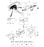 Diagram for 2000 Kia Spectra Glove Box - 0K2NA64030A96