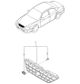 Diagram for 2004 Kia Spectra Grille - 0K2NA50710