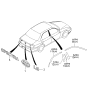 Diagram for 2002 Kia Spectra Emblem - 0K2N151739