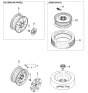 Diagram for 2004 Kia Spectra Spare Wheel - K9965S55540