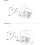 Diagram for Kia Sephia Steering Wheel - 0K24T3298002